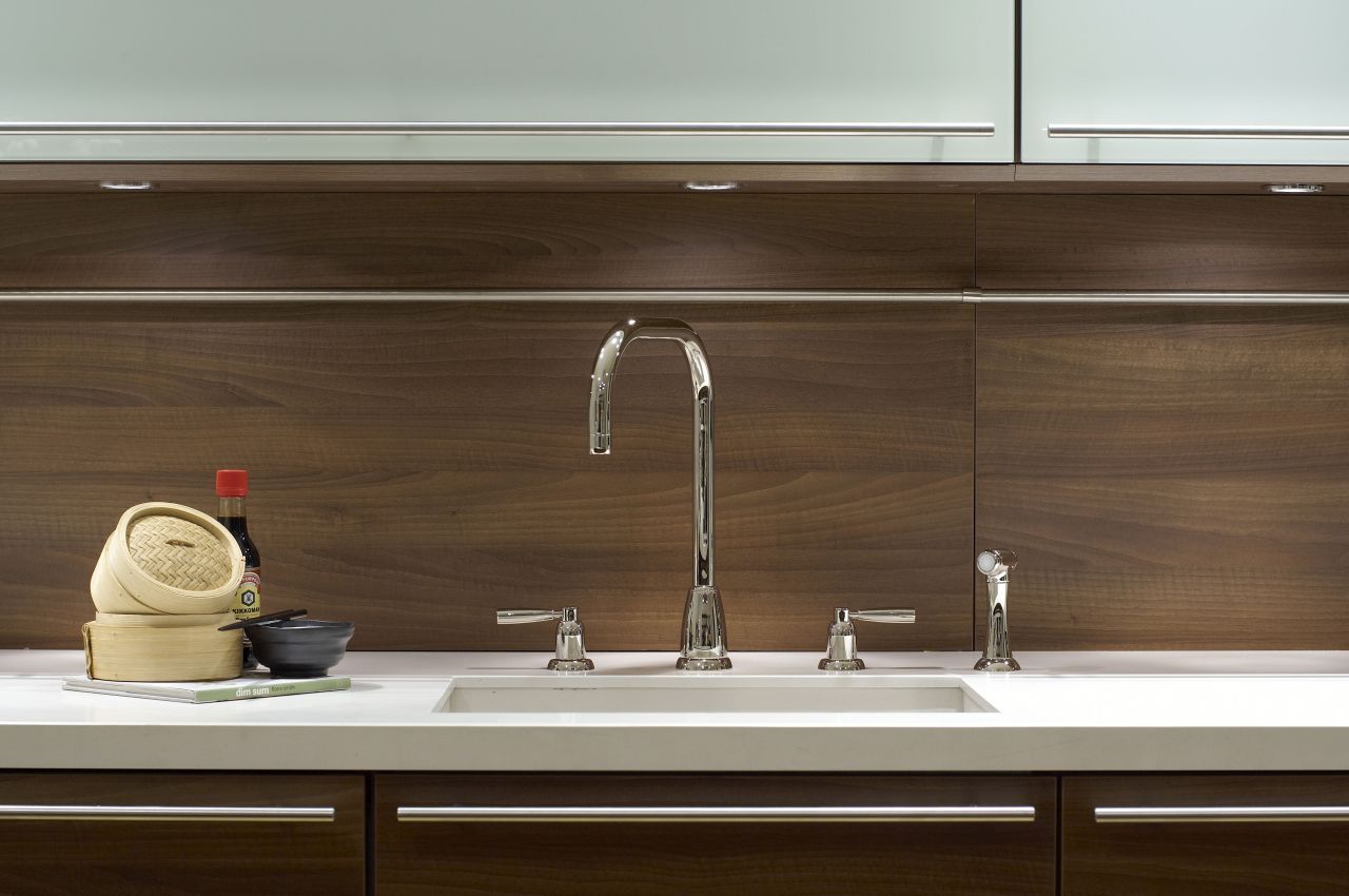 4893 Смеситель для мойки Callisto с U-образным изливом, ручками и ополаскивателем Traditional Perrinandrowe - Вид №2