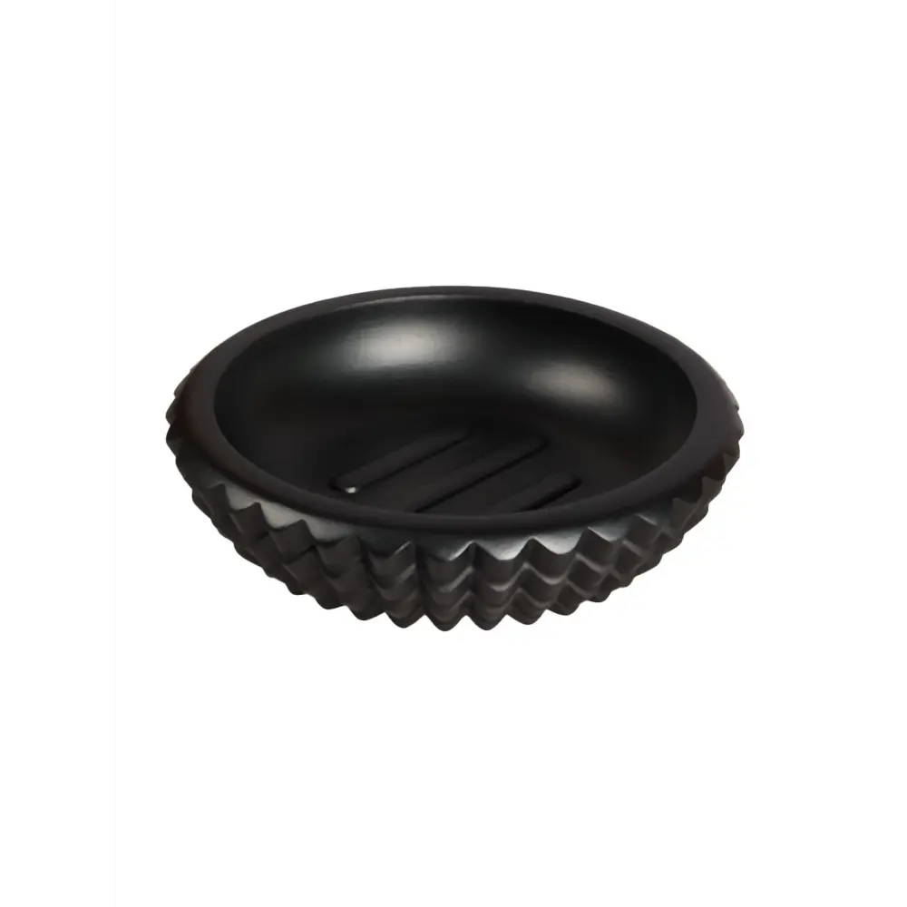 Мыльница этна полирезина черный Santreyd STLM-2201928