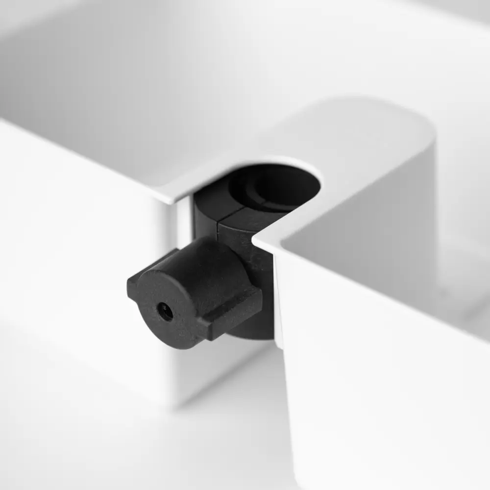 Полочка для душевой штанги Berossi Kniva цвет снежно-белый Kvina STLM-2007973 - Вид №7