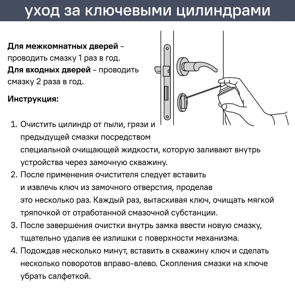 Цилиндр Vanger VM-80 40x40 мм ключ-вертушка цвет хром Santreyd STLM-2131198 - Вид №1