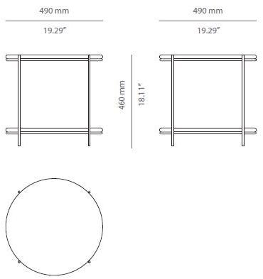 PRADDY Круглый сервировочный стол Stanley Tr019|tr020 Tr019~tr020 - Вид №3