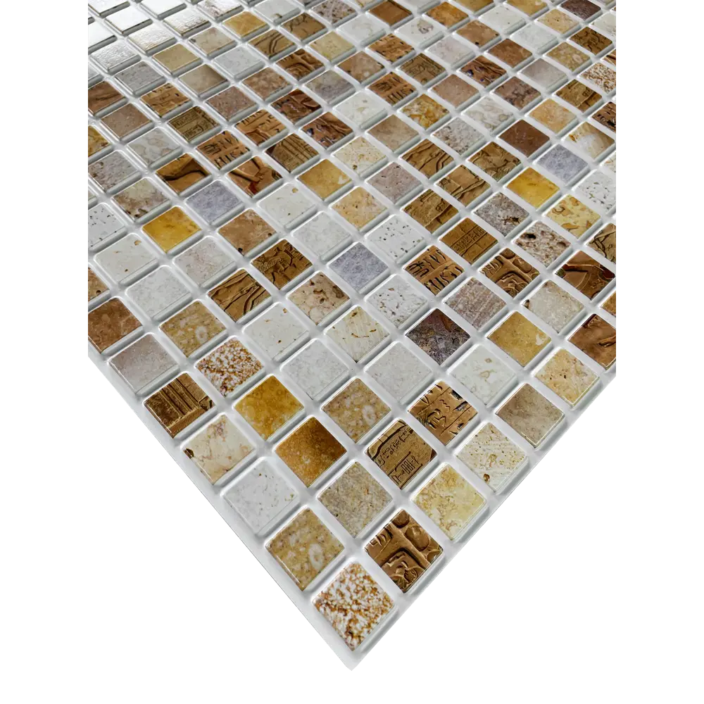 Листовая панель ПВХ Сахара медовый 480x480x3 мм 0.23 м² GRACE STLM-2110871 - Вид №2