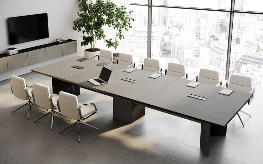 Las Mobili Прямоугольный стол для совещаний с системой управления кабелями Elite sun-id-1461939 - Вид №4