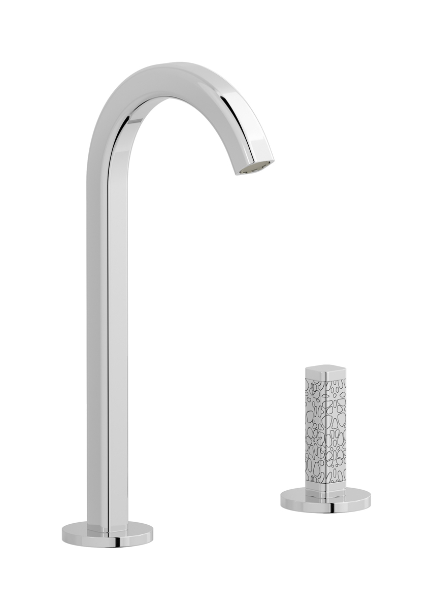 Смеситель для раковины на 2 отверстия WE ARE IB ei394cc_2 Chrome Elio