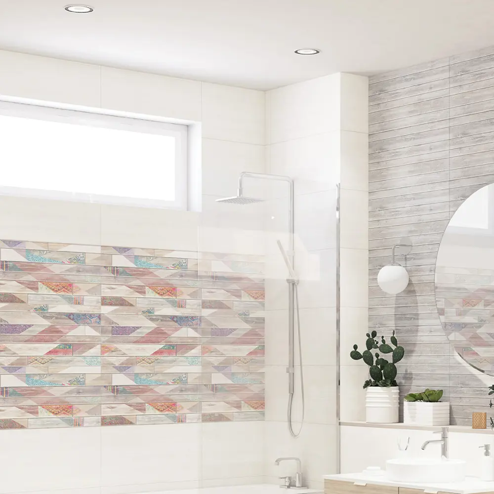 Плитка настенная Azori Shabby Inti 31.5x63 см 1.59 м² дерево цвет мультиколор STLM-2013481