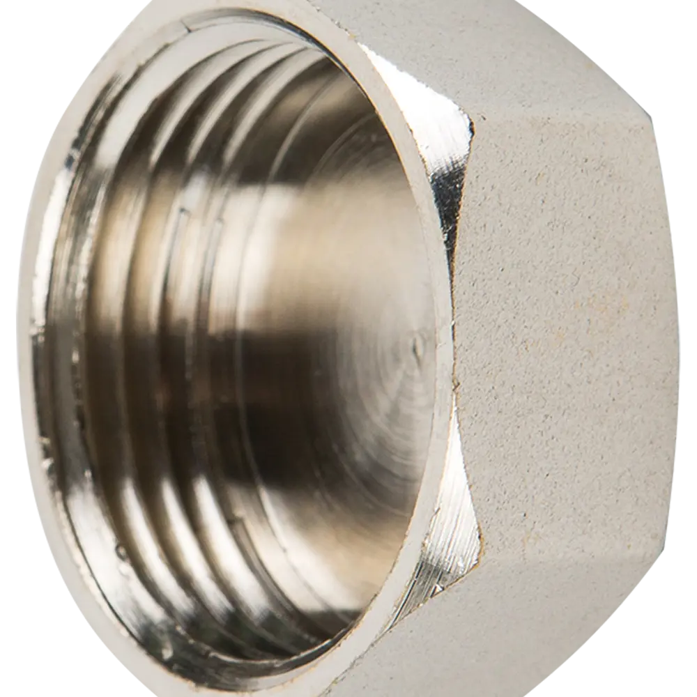 Заглушка Valtec внутренняя резьба 1" никелированная латунь STLM-2076127 - Вид №1