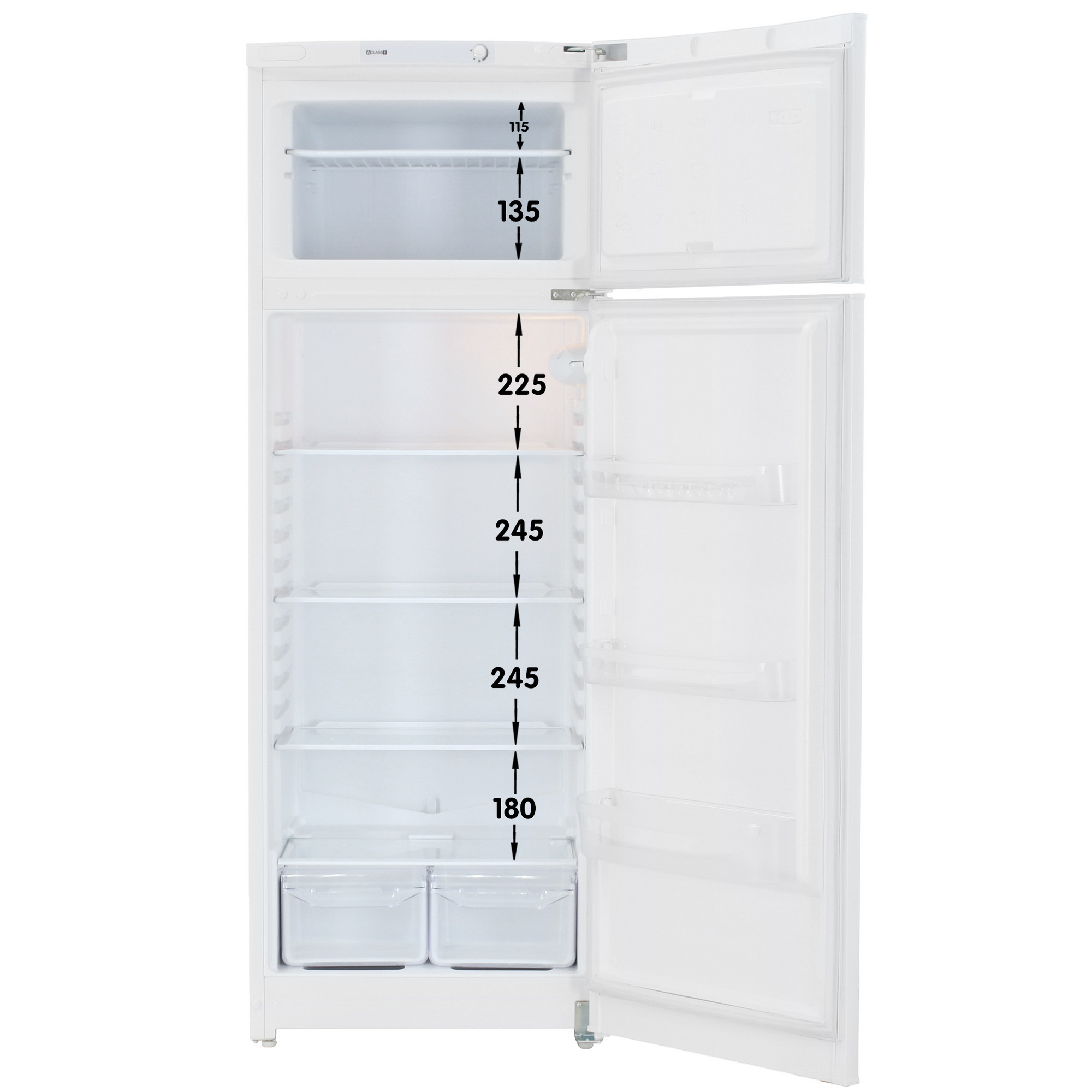 1001197 Холодильник с морозильником   Indesit TIA 16 белый STDN-0006240 - Вид №1