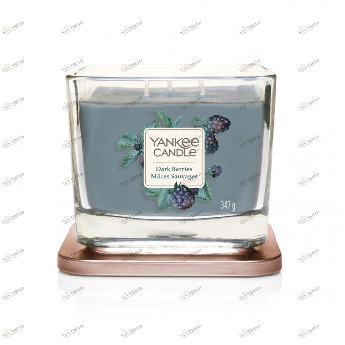 Свеча средняя Dark Berries "Лесные ягоды" 347гр 28-38 часов YANKEE CANDLE ЯГОДЫ 268067 Голубой 
