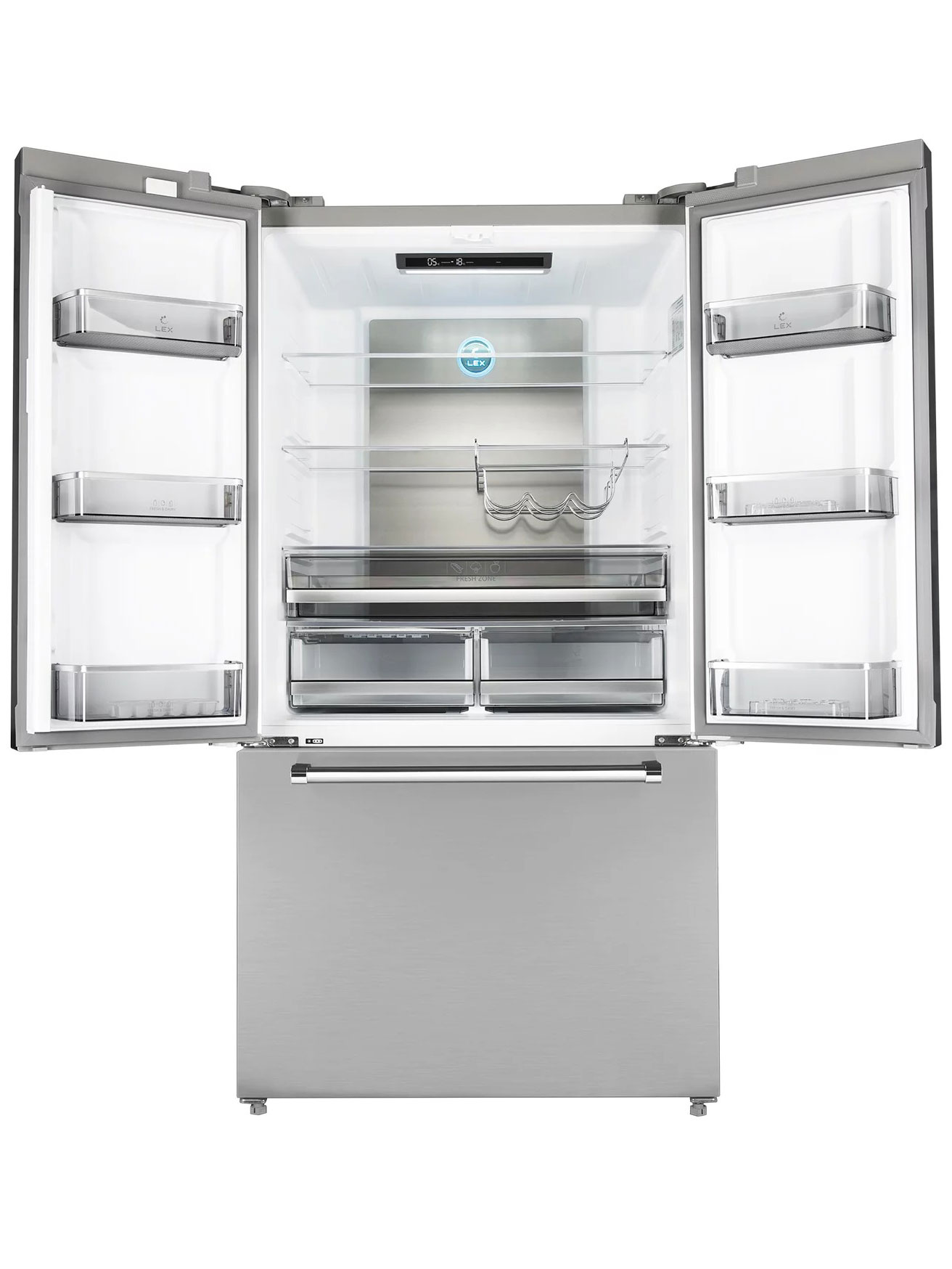 9087724 Холодильник многодверный   LEX LFD595IxID серебристый STDN-0030001 - Вид №1