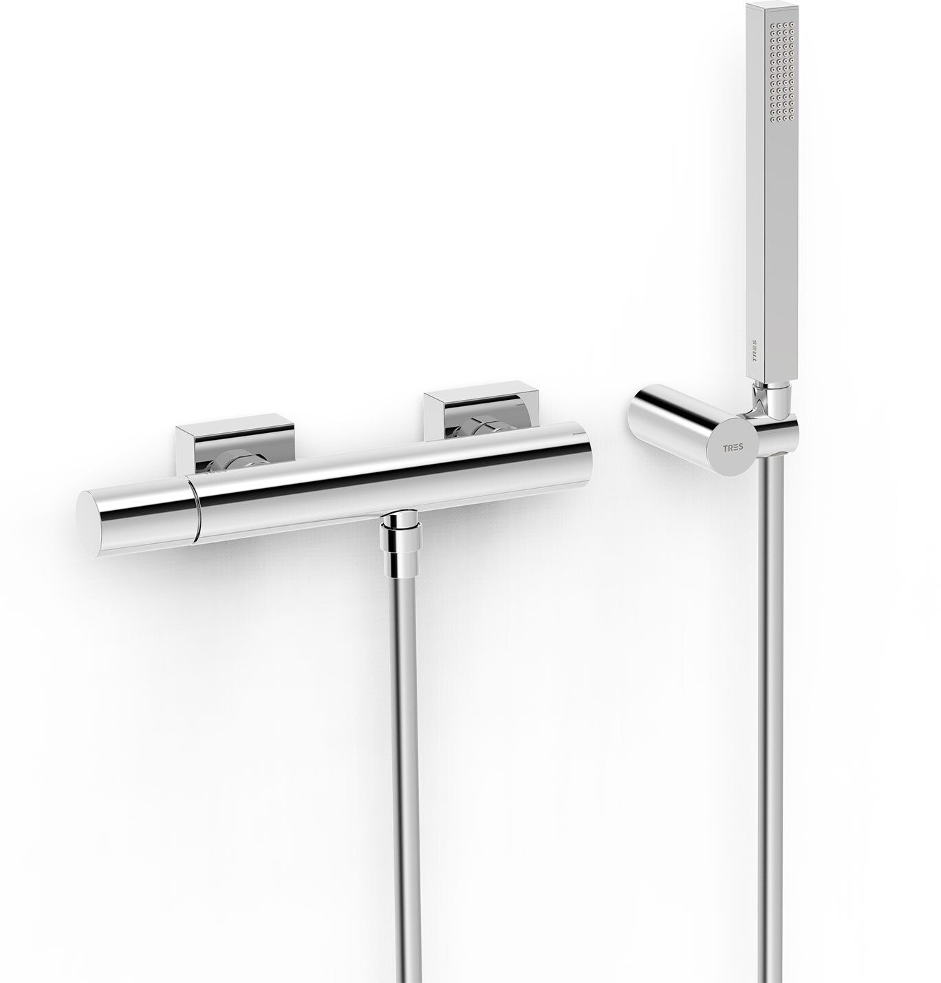 ПРОЕКТ-Настенный смеситель для душа TRES с одной ручкой -21116701 TRES