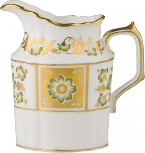 90763 Royal Crown Derby Молочник Royal Crown Derby "Дерби, зеленый декор" 390мл Фарфор костяной