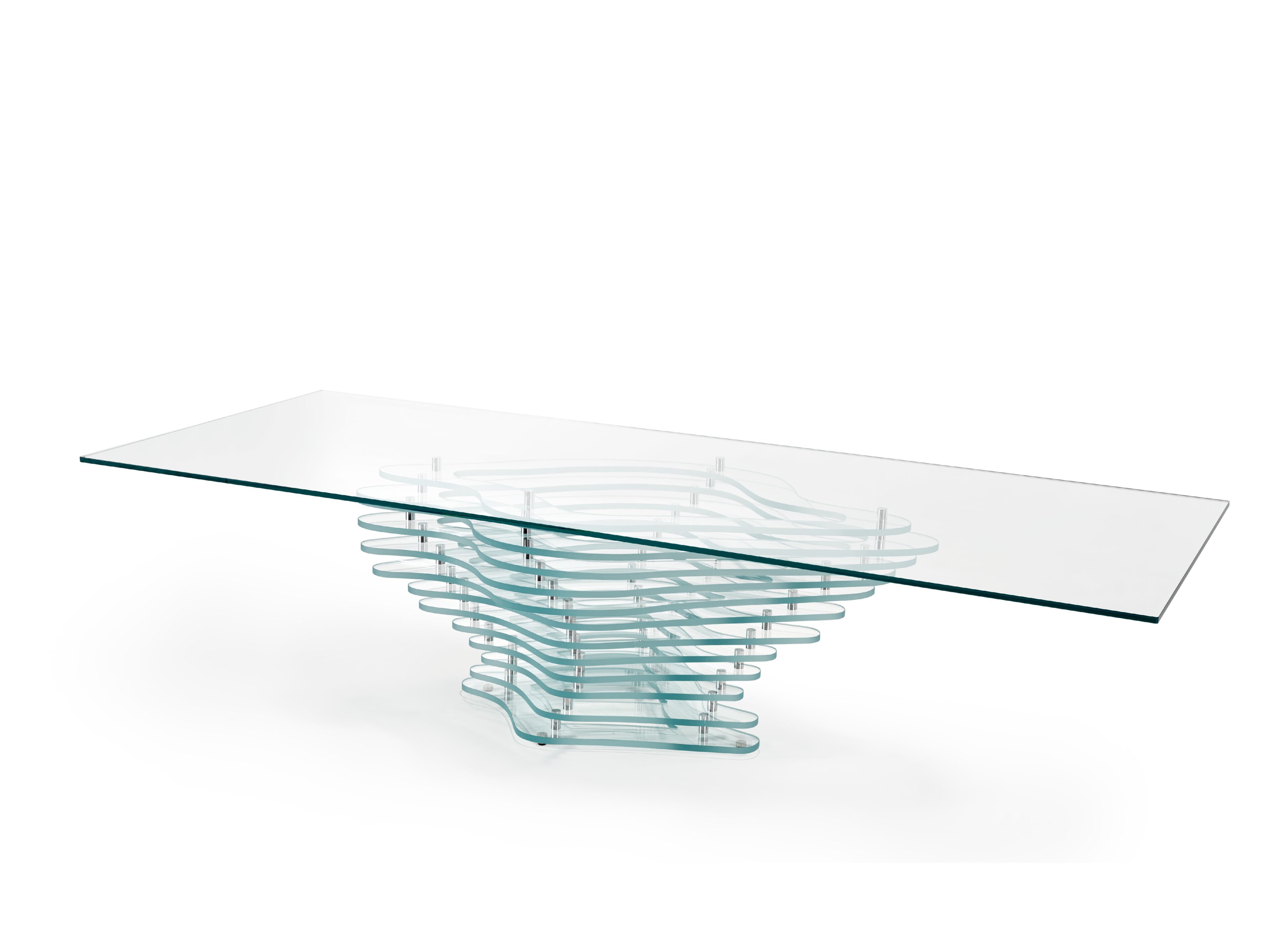 Прямоугольный стеклянный стол REFLEX ARCH-00000198