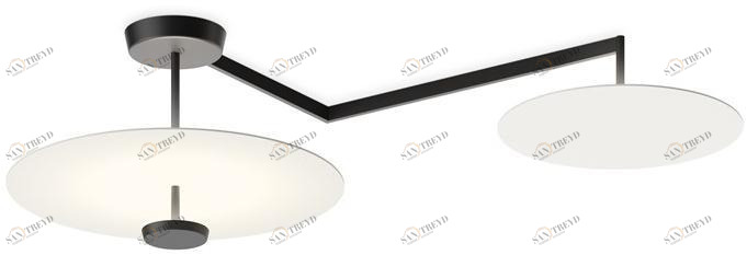 Vibia Металлический светодиодный потолочный светильник Flat 5910