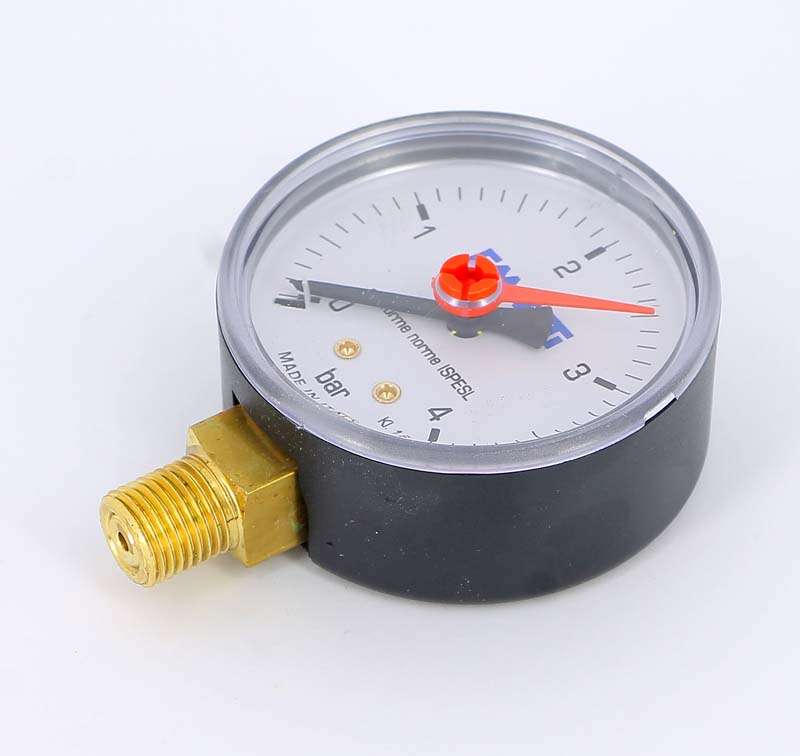 Манометр радиальный 1/4" 63 мм EMMETI 4 бар 00612004 - Вид №1