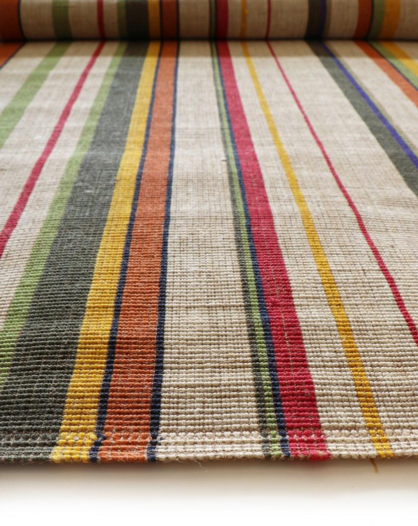 G.T.DESIGN Прямоугольный коврик из полосатого джута Loop sun-id-1390636 - Вид №1