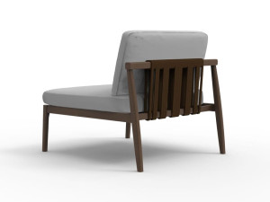 Одиночный модуль для садового дивана в iroko