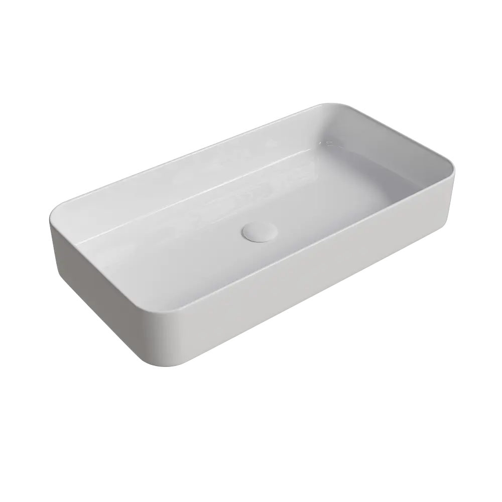 Раковина Slim Square 70 накладная на столешницу 71x37 см Santreyd STLM-2078644