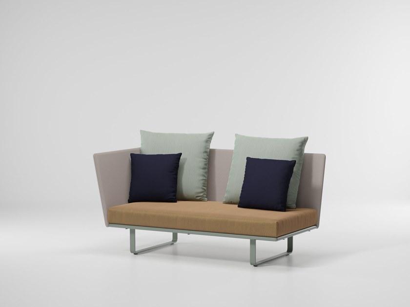 Kettal 2-х местный модульный садовый диван из ткани Bitta #70512/70515 - Вид №2