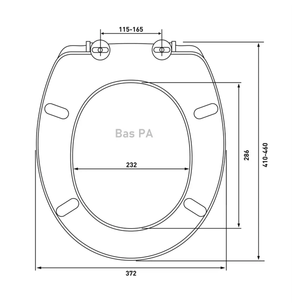 Сиденье для унитаза Bas PA Santreyd STLM-2165630 - Вид №9
