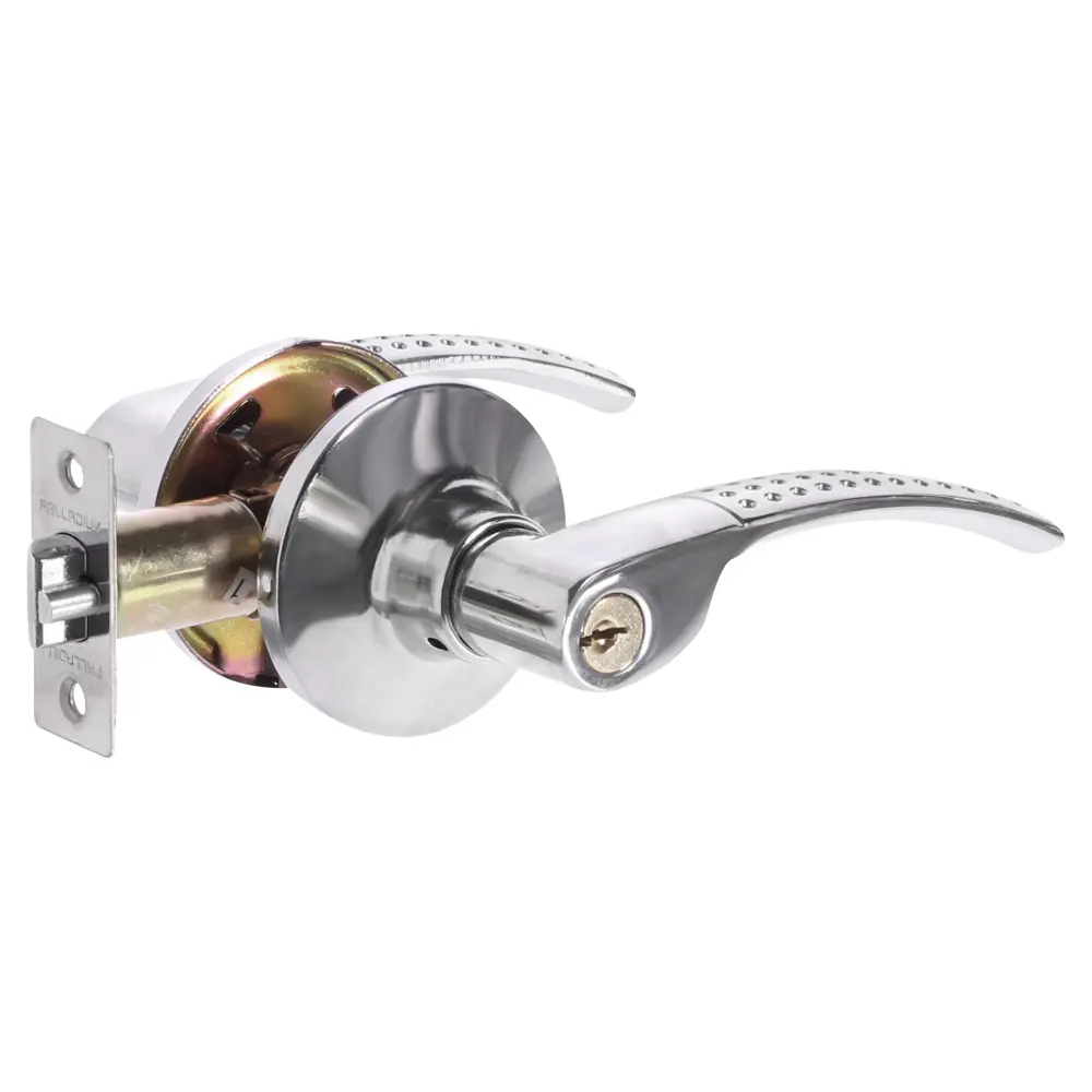 Ручка-защёлка Palladium 3903 CP ET, с ключом и фиксатором, ЦАМ, цвет глянцевый хром STLM-2071398