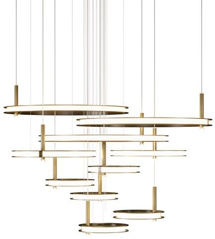 Paolo Castelli Металлический светодиодный подвесной светильник sun-id-1475482 - Вид №1