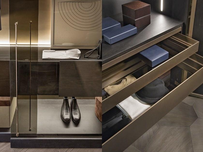 Shake Модульный шкаф из дерева и стекла sun-id-1432630 - Вид №7