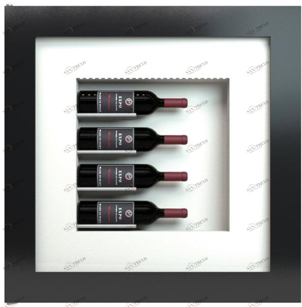 EXPO Холодильный шкаф со встроенной металлической подсветкой Quadro vino Qv40