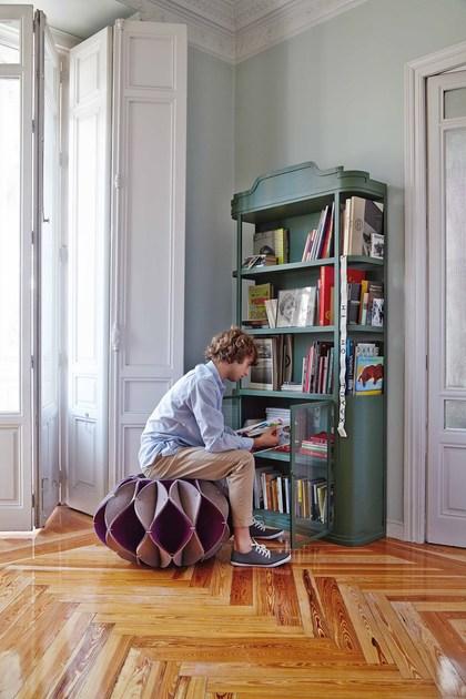 GAN Пуф из шерстяного фетра Ruff pouf sun-id-1383983 - Вид №3