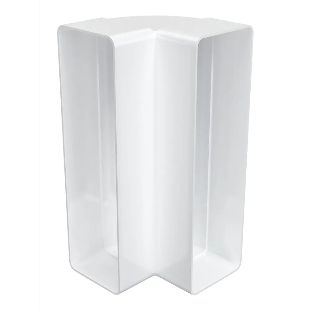 Колено вертикальное Fonet 60x204 мм 90 градусов пластик STLM-2035668