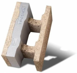 ISOTEX Несущий блок из арболита