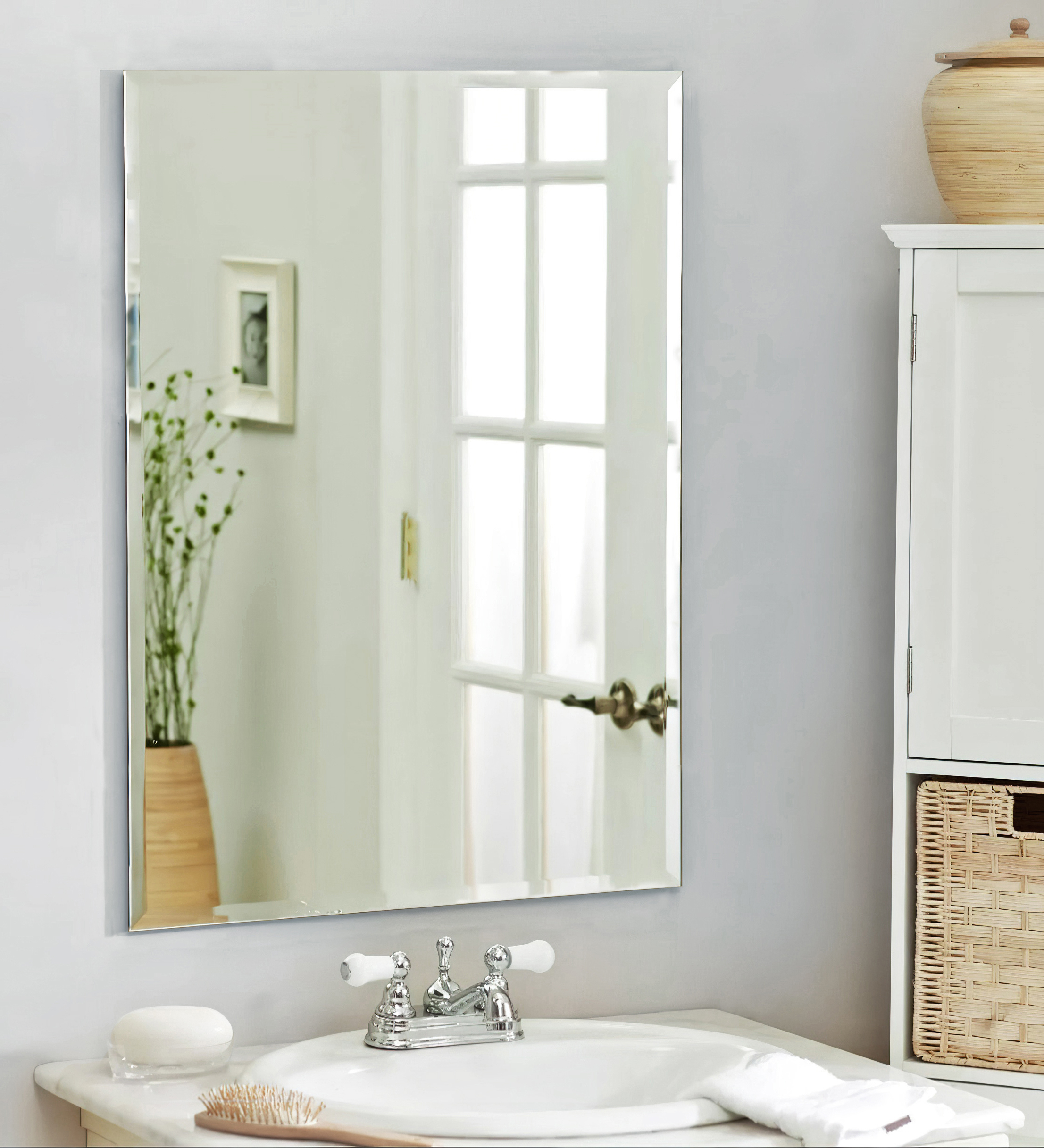 12462739 Зеркало NNF006 без полки 60 см Бытовое зеркало STLM-0002200 Santreyd