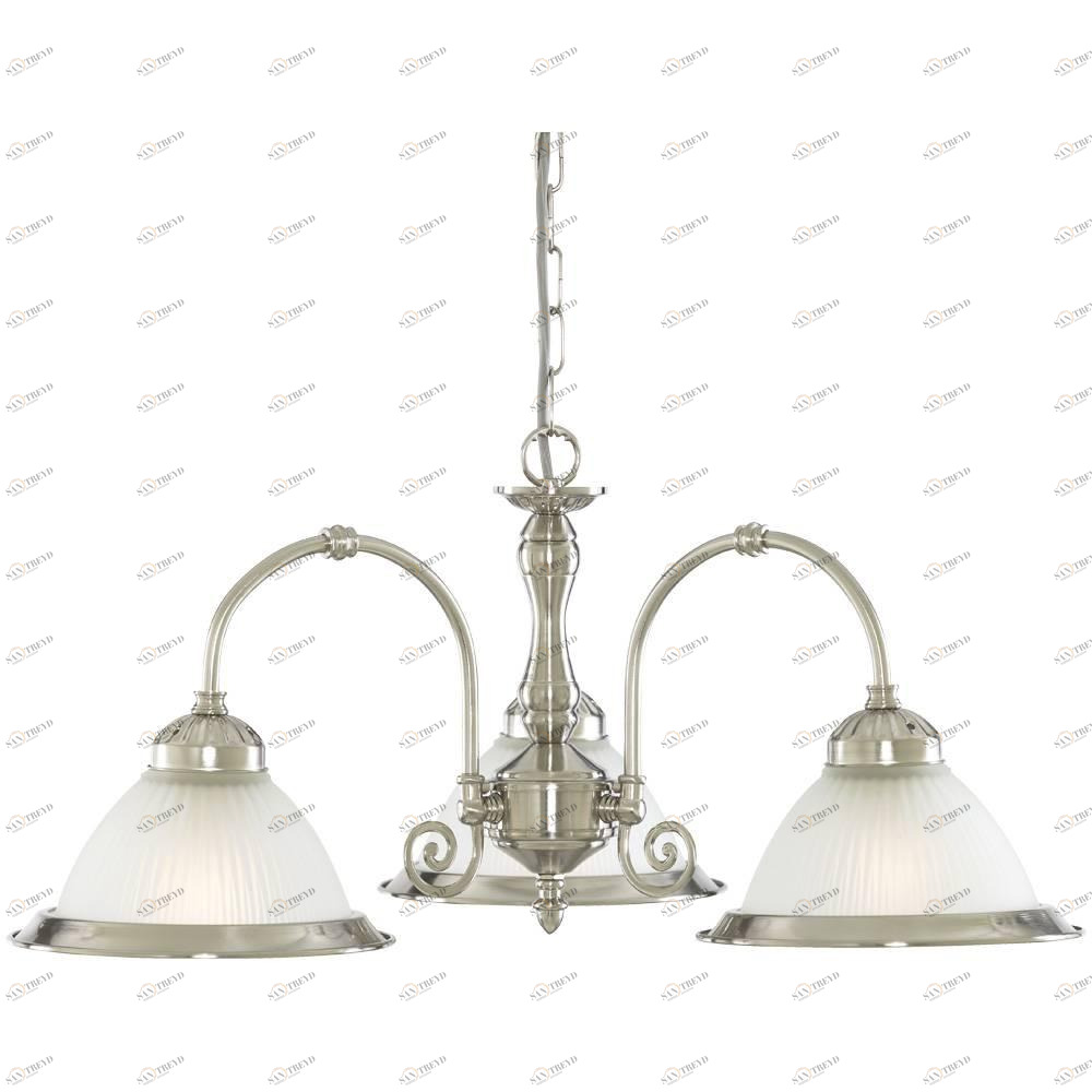 Подвесная люстра Arte Lamp American Diner A9366LM-3SS белая ARTE LAMP AMERICAN DINER 056190 Белый 