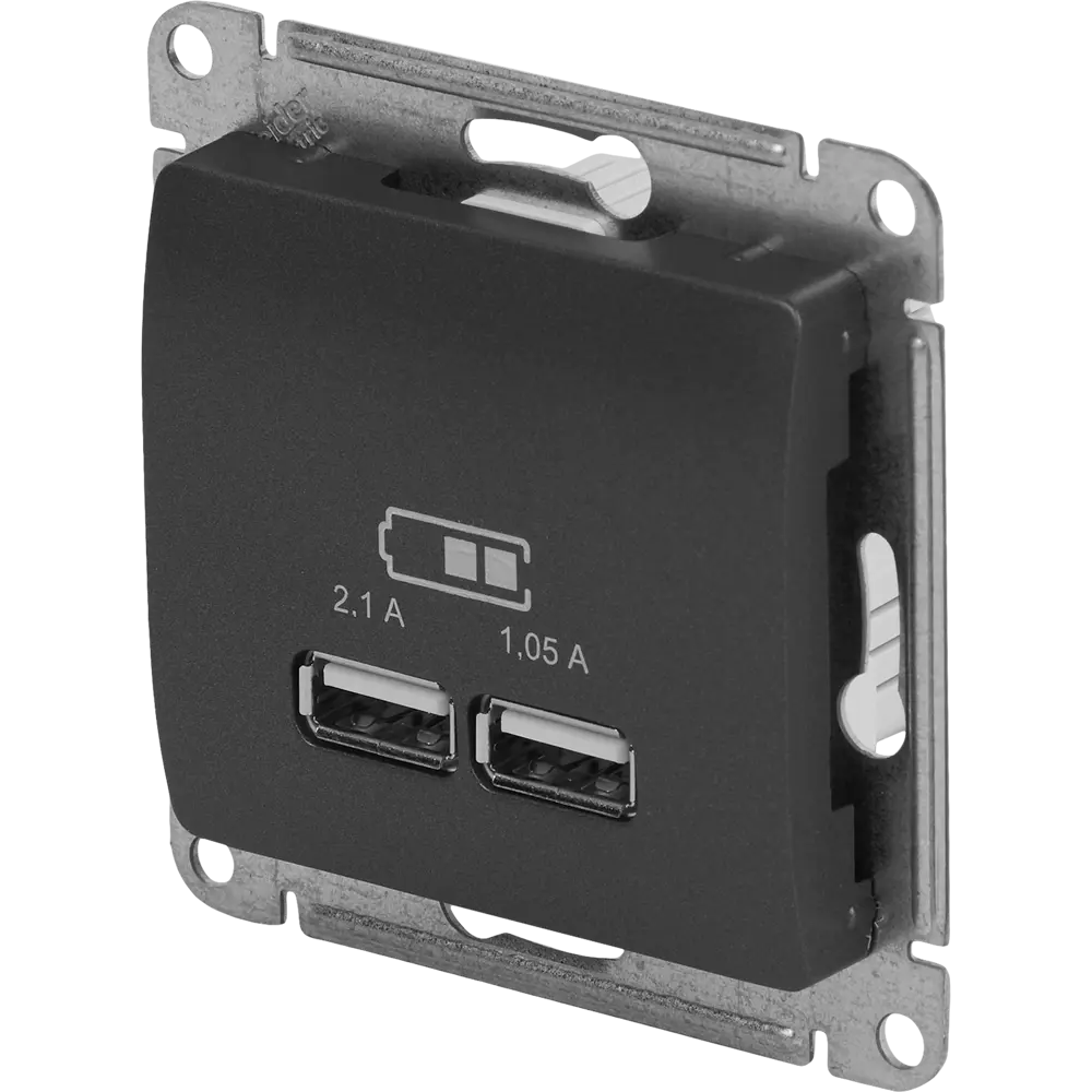 Schneider Electric Glossa — USB-розетка двойная для синхронной зарядки 84644906 STLM-0053184 - Вид №1