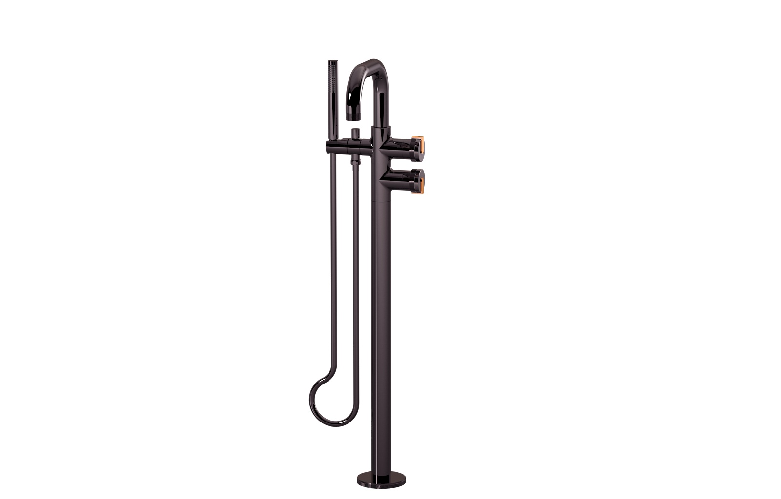 E-11557-R1OX-L1RG-OX Смеситель напольный отдельностоящий (внешняя часть) GRAFF MOD+