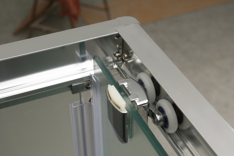 Душевой уголок BelBagno UNO-A-2-95-P-Cr - Вид №2