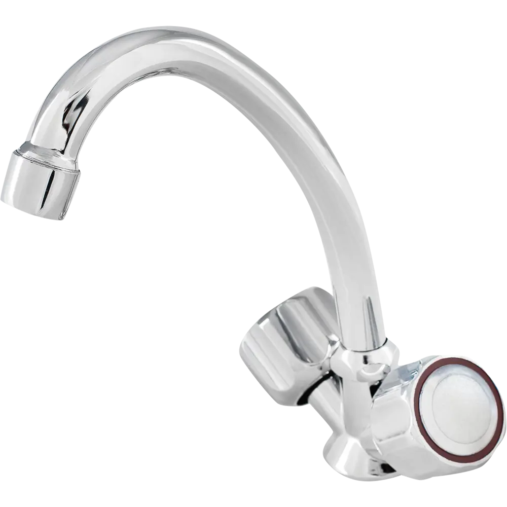 Смеситель для раковины Молот Лидия 5.25/8 двухвентильный цвет хром STLM-2047520