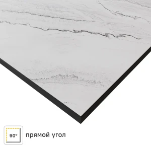 Столешница кухонная Марола 120x80x1.6 см HPL-пластик цвет серо-белый 86820678 STLM-2030575