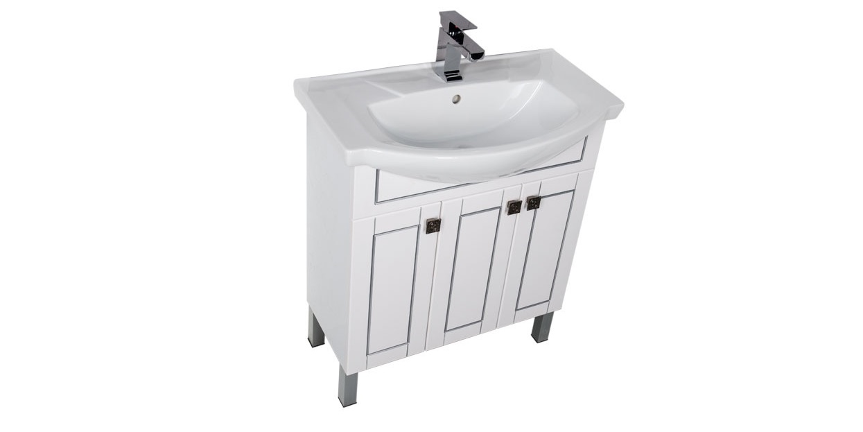 Комплект мебели Aquanet Честер 75 белый 00183144 - Вид №4