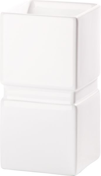 1401-10 Batex Pur, настольный керамический стакан, цвет белая керамика Santreyd 