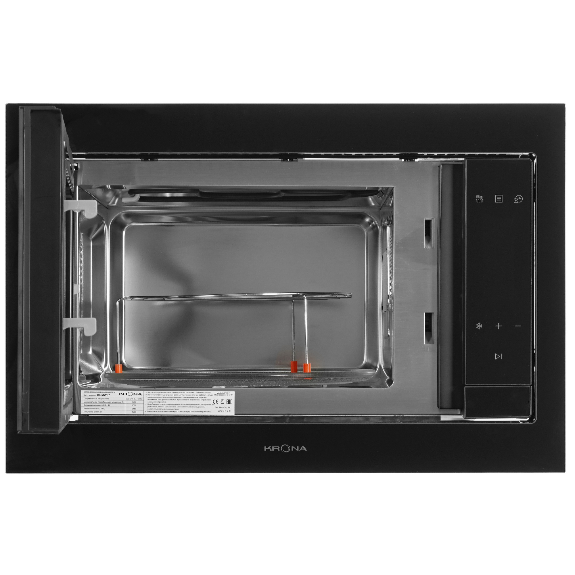9983079 Встраиваемая микроволновая печь KRONA ESSEN 60 BL черный KRONA1 STDN-0127629 - Вид №5