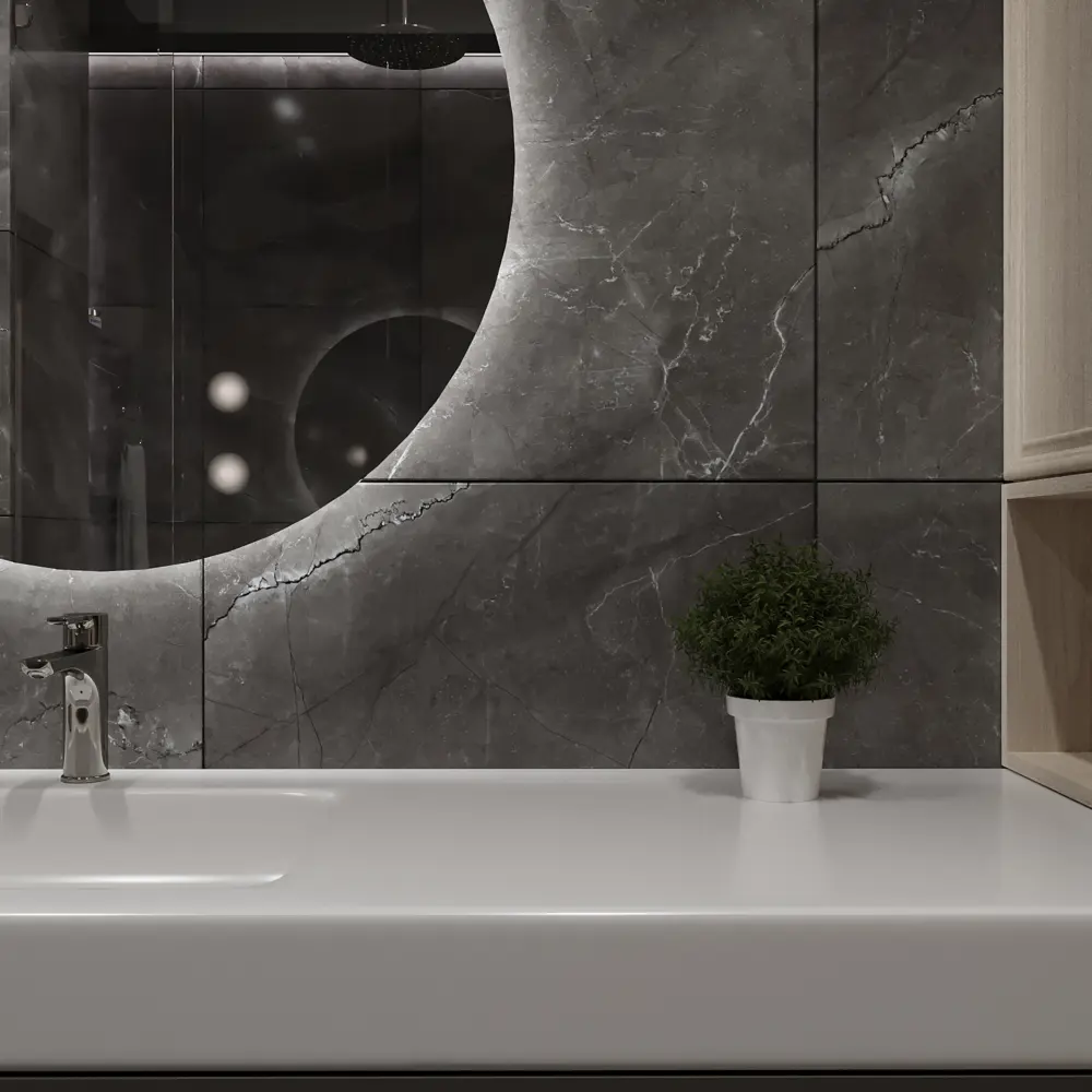 Керамогранит 60x60 ag pulse nero серый 1.44 м² Santreyd ABGRES STLM-2186444