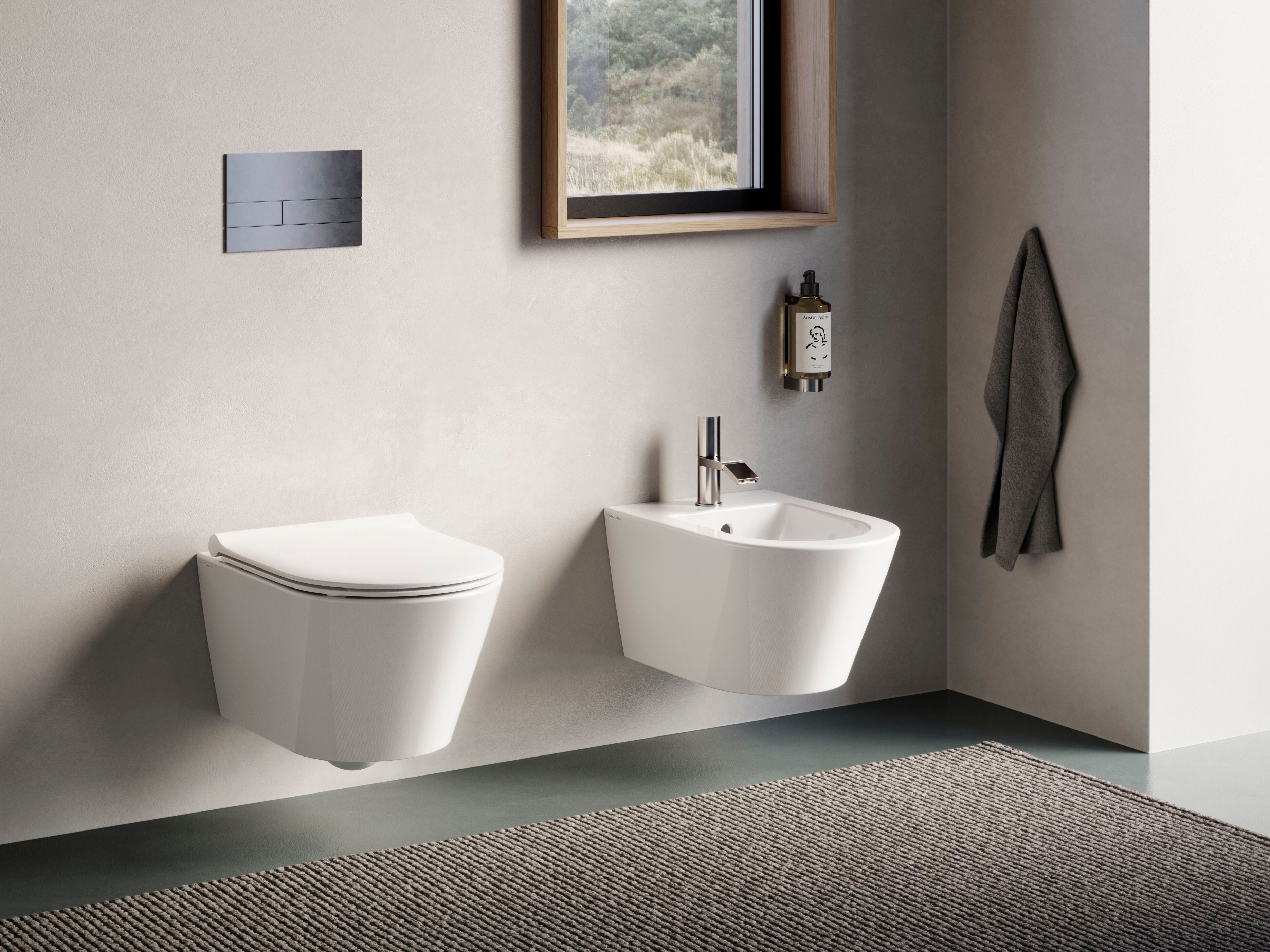 Керамическое подвесное биде с переливом CERAMICA CATALANO ноль ARCH-00060646 - Вид №3