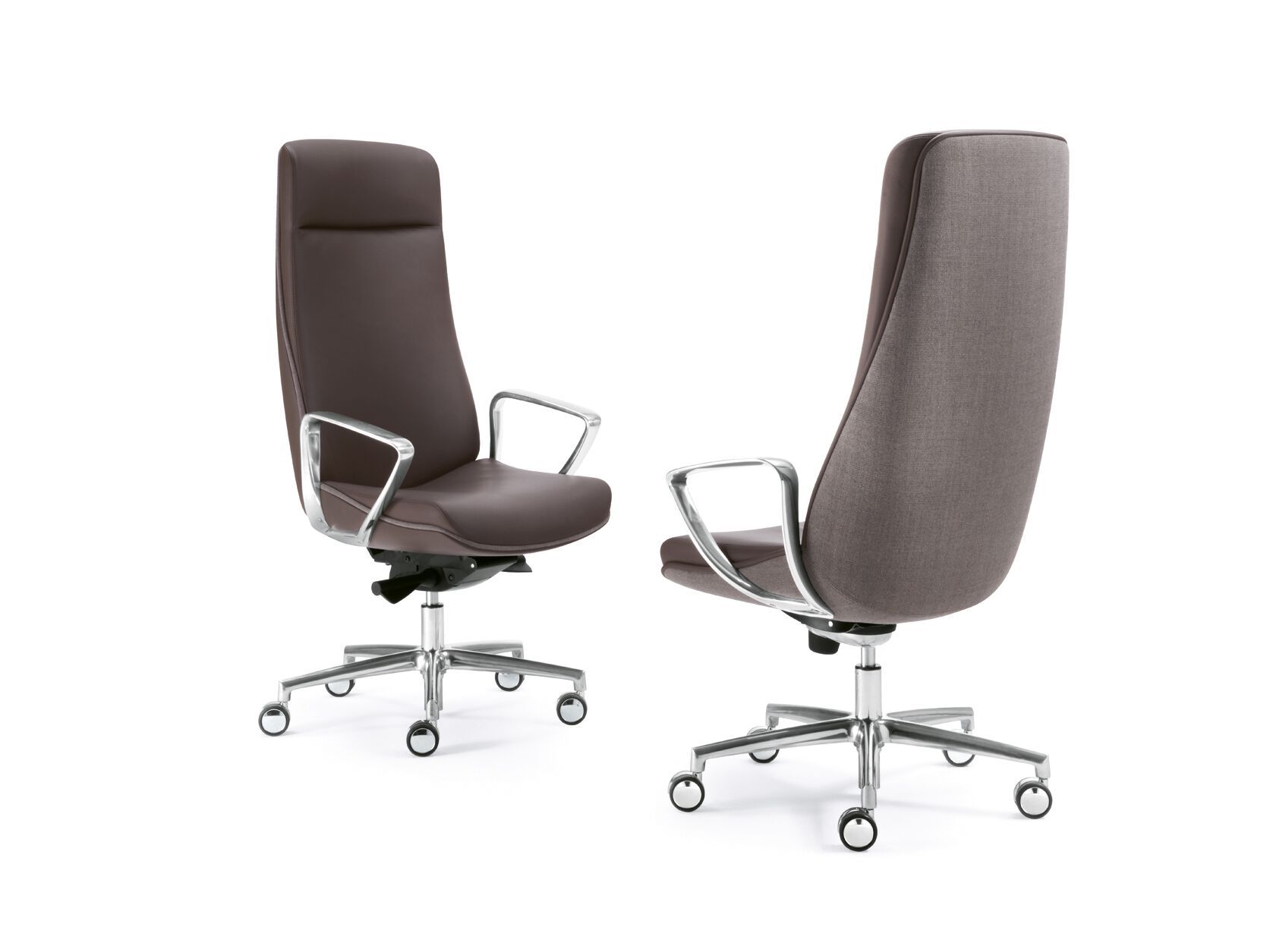 Кожаное офисное кресло с высокой спинкой Sesta Jada ARCH-00074486 - Вид №3