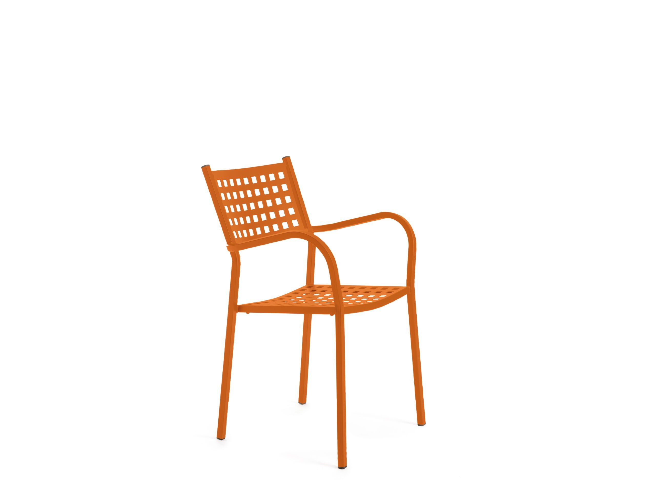 Металлический штабелируемый садовый стул с подлокотниками Vermobil ARCH-00097179 - Вид №10