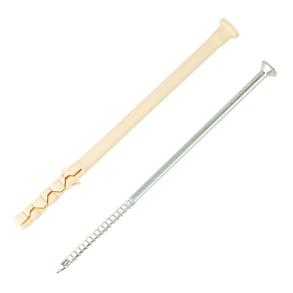 Дюбель-гвоздь цилиндрический Европартнер нейлон 8x140 мм 10 шт STLM-2169012