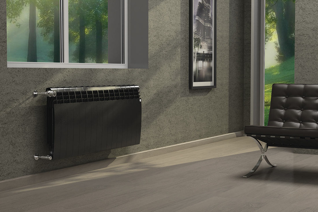 Радиатор биметаллический Royal Thermo Biliner Noir Sable 500 (черный)  - 4 секции sun-id-646012 - Вид №2