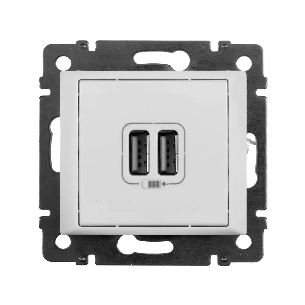 Зарядная розетка Legrand Valena Classic с двумя USB-портами 82307209 STLM-0024331