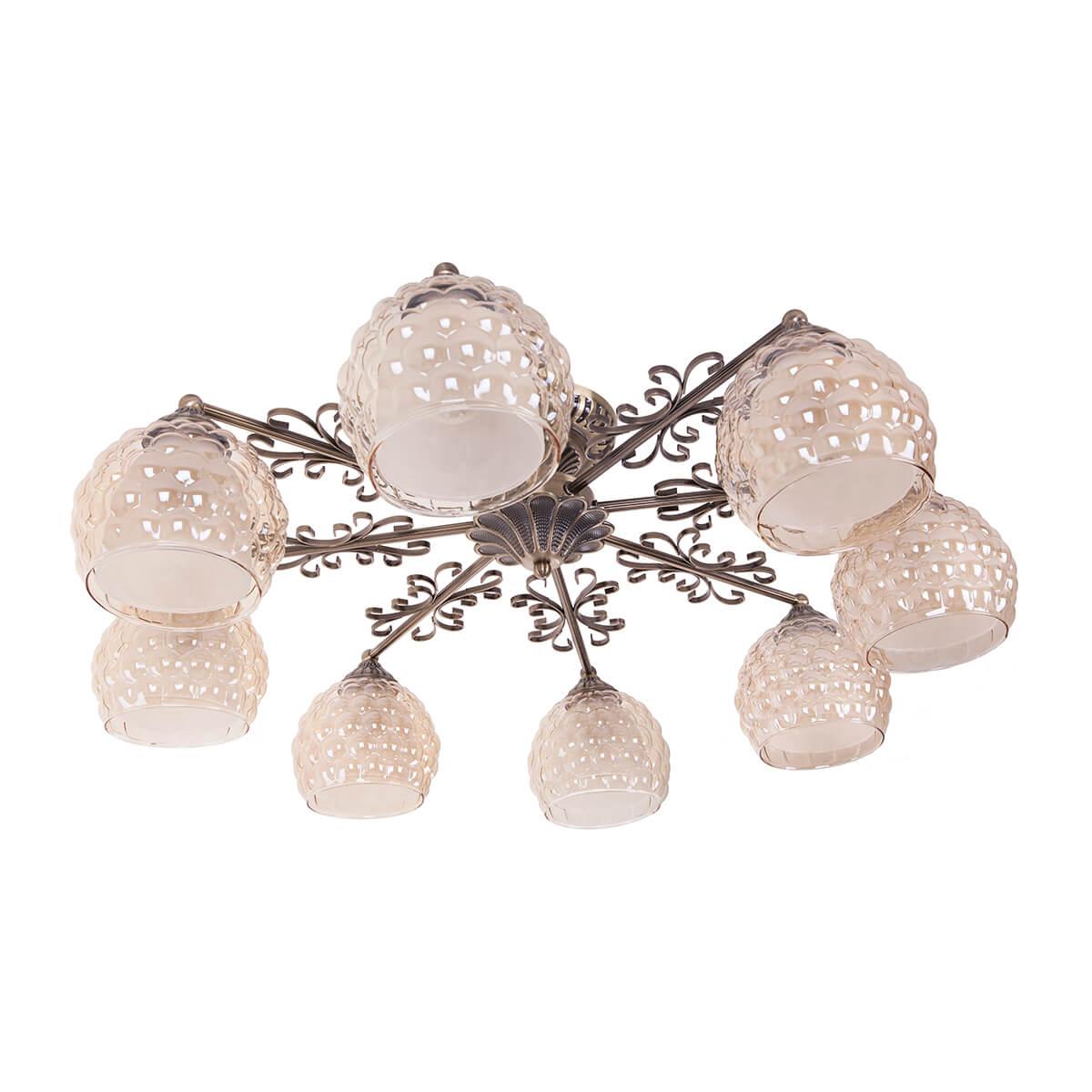 Потолочная люстра IDLamp Verity 286/8PF-Oldbronze IDLAMP VERITY 183465 Белый - Вид №3