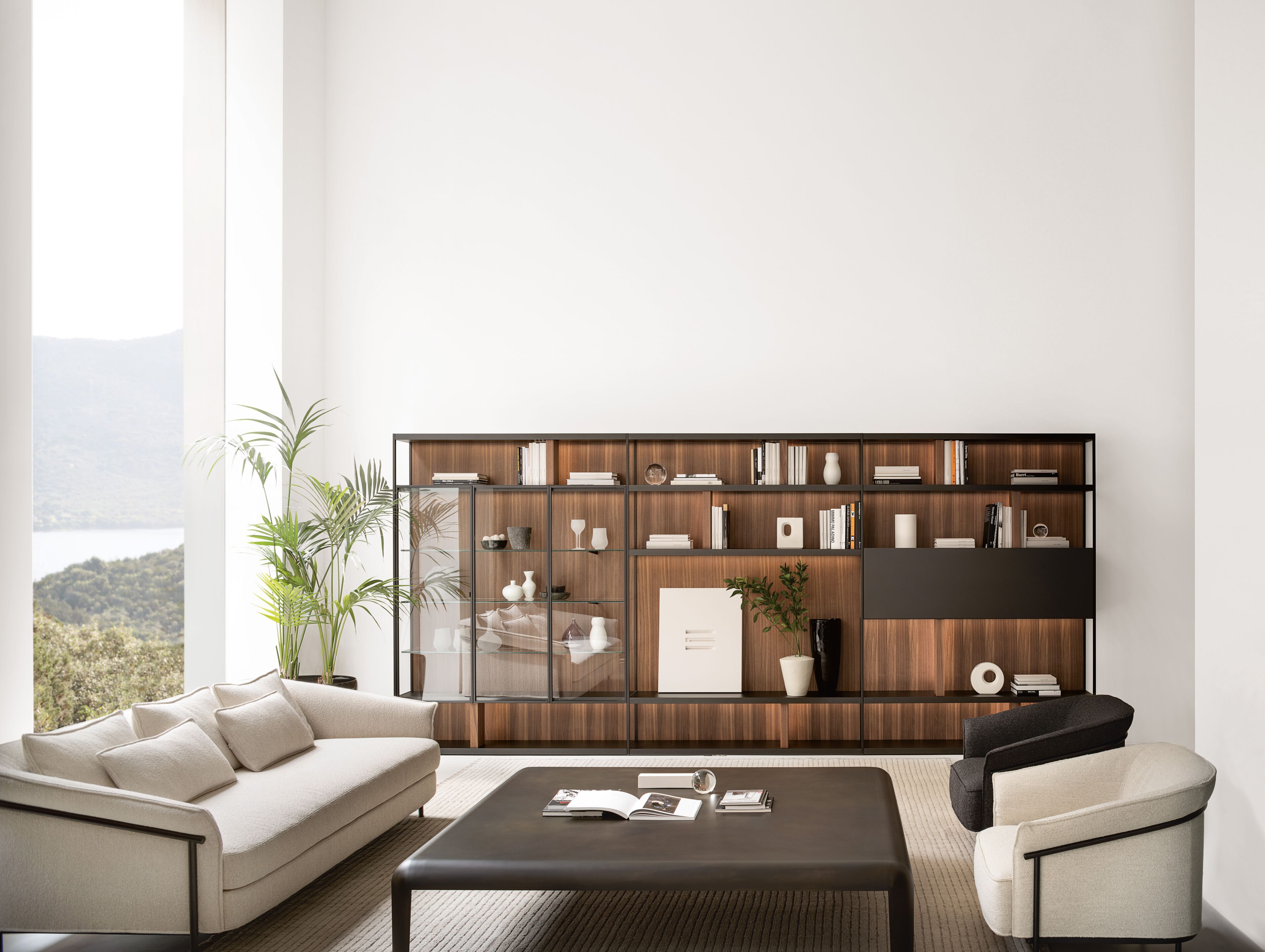 Отдельно стоящий книжный шкаф Porro SYSTEM HT ARCH-00084090 - Вид №4