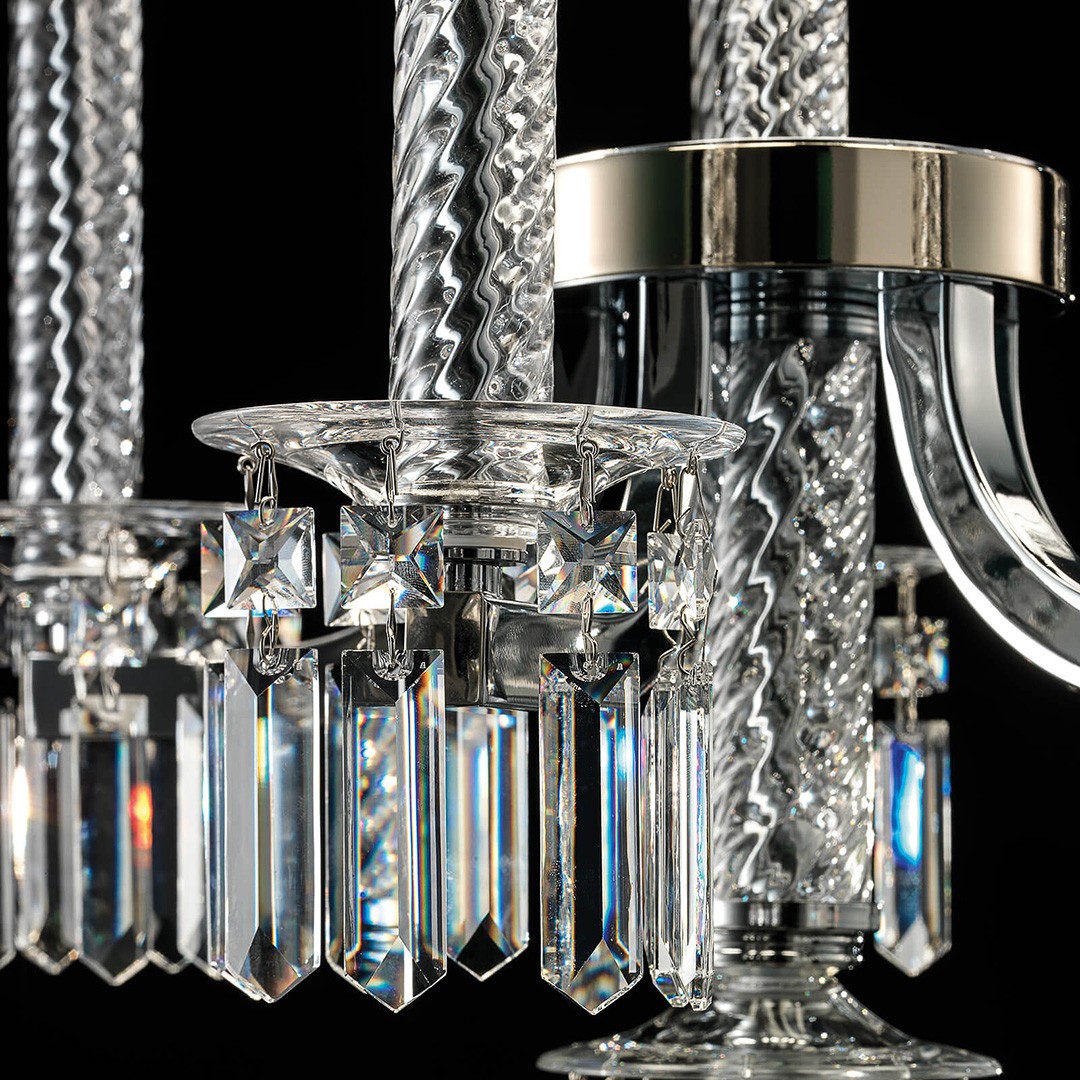 Italamp 252/6 Blue/Glass люстра подвесная 112819 - Вид №1